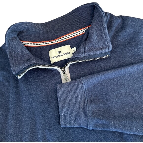 The Normal Brand Other - The Normal Brand 1/4 Zip Men L Blue Casual Gorpcore Hike Camp Outdoor Active